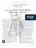 The Sin - Next To Murder - An Alternative Interpretation