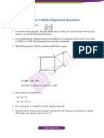 ICSE Class 9 Maths Important Questions