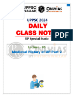 Static GK 05: Daily Class Notes (English) (UP Special)