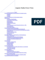 HsComputer Systems - Computer Studies Form 1 Notes-2108