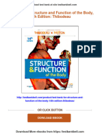 Test Bank For Structure and Function of The Body, 14th Edition: Thibodeau Download PDF