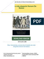 (PDF Download) Tratado Da Vida Elegante Honoré de Balzac Fulll Chapter