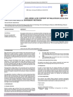 Protein Digestibility and Amino Acid Content of Ma