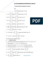 Engineering Mathematics Question Bank 20SC01T 1