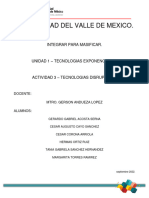 Universidad Del Valle de Mexico.: Integrar para Masificar