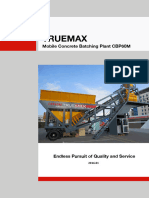 CBP60M Mobile Batching Plant - TRUEMAX