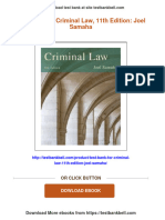 Test Bank For Criminal Law, 11th Edition: Joel Samaha Download PDF