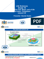Life Sciences Gr.10 Lesson 32 The Cell (Cytoplasm)