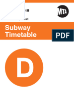 D Train Timetable