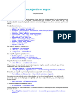 Les Bases de Langlais Les Adjectifs