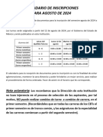 Inscripciones Procedimiento Agosto 2024