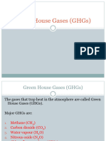 Green House Gases (GHGS)