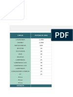 Plantilla Excel Consumo Eléctrico