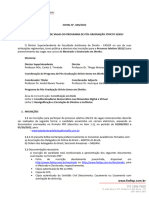 Edital N o 0402022 Processo Seletivo de Vagas Do Programa de Ps Graduao Stricto Sensu