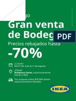 Catálogo Venta de Bodega IKEA Plaza Oeste