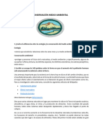 Especialidad de Conservacion Ambiental. Desarrollada.