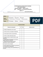 Lista de Cotejo Progresión 5 Powerpoint