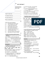 Unit - Test - 1 - Roadmap A2+ PDF