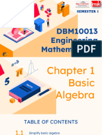 DBM10013 Chapter 1 Basic Algebrastudents