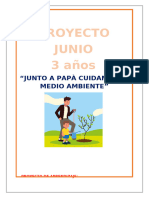 Proyecto JUNTO A PAPÀ CUIDAMOS EL MEDIO AMBIENTE 3años OK