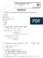 ANSWER KEY - Weekly Assignments-July