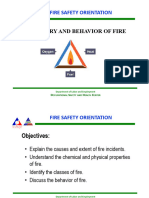 Chemistry and Behavior of Fire