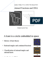 Roland Van Der Veen - Knots, Continued Fractions and DNA