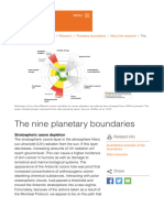 The Nine Planetary Boundaries - Stockholm Resilience Centre