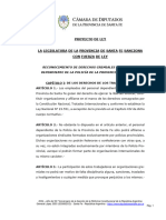 LEY - Reconocimiento Derechos Gremiales PSFE