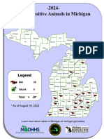 Current MI Rabies Map