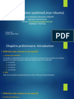 Chapitre Preliminaire en Linux