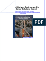 Full Download Traffic and Highway Engineering 5th Edition Garber Solutions Manual All Chapter 2024 PDF