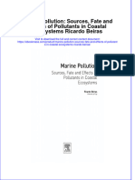 Full Download Marine Pollution: Sources, Fate and Effects of Pollutants in Coastal Ecosystems Ricardo Beiras File PDF All Chapter On 2024