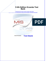 Full Download Using MIS 6th Edition Kroenke Test Bank All Chapter 2024 PDF