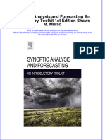 Full Download Synoptic Analysis and Forecasting An Introductory Toolkit 1st Edition Shawn M. Milrad File PDF All Chapter On 2024