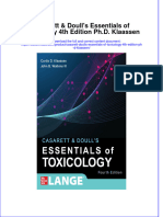 Casarett & Doull's Essentials of Toxicology 4th Edition Ph.D. Klaassen Full Chapter Instant Download