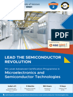 Brochure PG Level Advanced Certification Programme in Micro and Nanoelectronics IISc