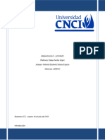 Administración I - Actividad 1 Profesora: Emma Jacobo López Alumna: Gabriela Elizabeth Salazar Esparza Matrícula: Al098013