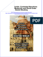 Full Download Debating Worlds: Contested Narratives of Global Modernity and World Order Daniel Deudney File PDF All Chapter On 2024