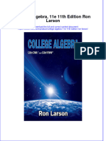 Full Download College Algebra, 11e 11th Edition Ron Larson File PDF All Chapter On 2024