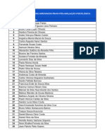 Reclassificação Pós-Avaliação