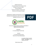 Persistencia Tumoral en Pacientes Con Cáncer de Cérvix Tratados Con Cirugía en El Instituto de Oncología Doctor Heriberto Pieter, 2017-2019