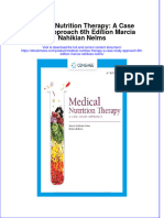 Full Download Medical Nutrition Therapy: A Case Study Approach 6th Edition Marcia Nahikian Nelms File PDF All Chapter On 2024