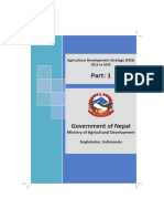 6 and 7a. Nepal - Ag and Food Security Strategy and Investment Plan