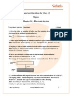 Important Questions Class 12 Physics Chapter 14