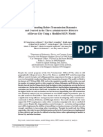 Understanding Rabies Transmission Dynamics and Control in 3 Administrative Districts of Davao City