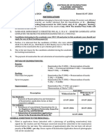 Notifaction Mba & Mca II, III & IV Sem Jul-2024