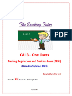 Caiib 2023 - One Liners - BRBL