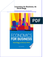 EBOOK: Economics For Business, 6e David Begg Full Chapter Instant Download