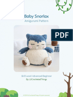 BabySnorlaxAmigurumiPattern LilCrochetedThings